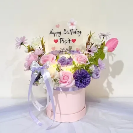 Bloom Box Akrilik Ucapan Ulang Tahun Rokan Hilir